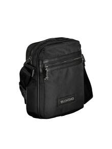 Valentino Bags Men's Bag Black Spacious Interior Adjustable Strap VBS7CN20-NIKRE-BLK City Walk Weekend Outing Work Year-Round Essential Polyester Leather Polyurethane - Black - View 3
