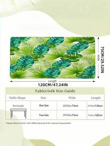 1PC Rectangular Polyester Machine Washable Fade Resistant Water Repellent Indoor Outdoor Use Vibrant Color Vibrant Pattern Outdoor Tablecloth For Camping Picnic Garden Party Summer Must Have - Multicolor - View 4