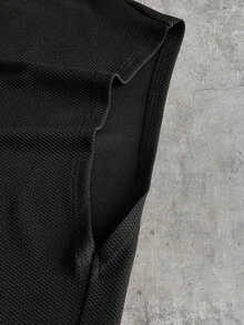 AXEPEAK Men's Metal Letter Casual Tank Top - Black - View 6