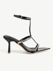 CUCCOO CHICEST Women Heeled Sandals - Black - View 3