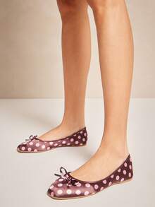 Solezae Women's Casual Elegant Comfortable Satin Ballet Flats - Multicolor - View 4