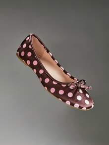 Solezae Women's Casual Elegant Comfortable Satin Ballet Flats - Multicolor - View 6