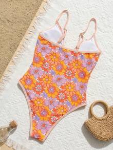 Swim Mod Bộ đồ bơi liền thân in hoa dành cho kỳ nghỉ biển. - Nhiều màu - Xem 2