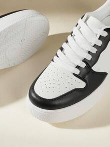 CUCCOO EASI Giày nữ thường ngày - Đen trắng - Xem 5