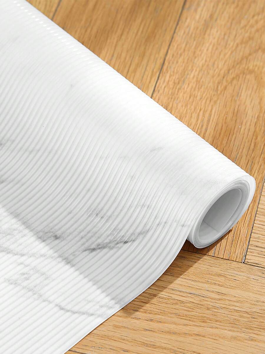This Is A Marble Patterned Storage Mat That Can Be Used As A Non Stick Drawer Mat, Anti Slip Refrigerator Mat, Eva Waterproof Refrigerator Mat, Cabinet Mat, And Simple Dining Mat. (11.81 Inches * 39.37 Inches~78.74 Inches) - Marble - View 1