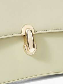 MOTF PREMIUM 女士单肩包，精致简约约会手提包 - 綠色 - 查看 5