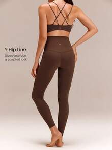 GLOWMODE Quần legging túi cạp cao FeatherFit™ High Expectations 26" - Cảm hứng quế - Xem 3