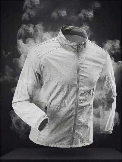 Coreblaze 1pc Men's Outdoor Sports Jacket, Suitable For All Seasons, Gym