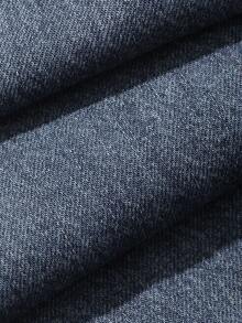 Livesso Blue Cotton Flared Jeans With Distressed Details, Waist Cinched, Suitable For Spring & Summer Vacation Outfits - Blue - View 7