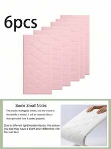 3D Three-Dimensional Self-Adhesive XPE Foam Wallpaper, Waterproof And Moisture-Proof Imitation Leather Texture, Anti-Collision Soft Bag Self-Adhesive Wall Sticker At The Head Of The Bed, Which Can Be Reused And Cut, Suitable For Bedroom And Living Room Wall Decoration, Sound Insulation And Thickened Wall - Multicolor - View 13