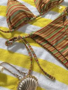 Swim Mod Bikini Seksi Minimalis Gaya Korea Musim Semi/Panas 2026, Cocok untuk Payudara Kecil, Pakaian Renang Modis dan Elegan untuk Wanita - MultiWarna - View 5