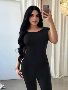 SHEIN SXY Women Tank Tops & Camis - Black - View 2