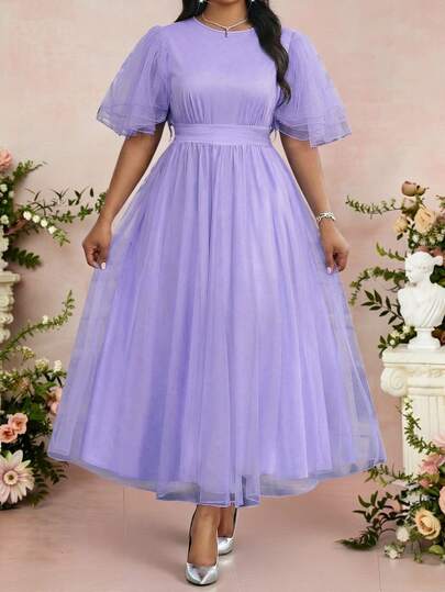 Plus Purple Dresses | Fashion Plus Purple Dresses | SHEIN USA