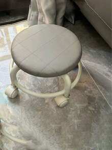 1 Household Pulley Step Chair, Small Stool, Low Stool, Exquisite Needlework Sofa Stool With Pulley, Small Stool - Multicolor - View 5