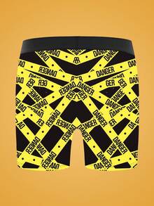 1 chiếc quần boxer nam in họa tiết thời trang - Nhiều màu - Xem 2