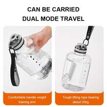 Bình nước thể thao 2200ml - Bình nước uống dung tích lớn dành cho phòng tập gym - Nhiều màu - Xem 3