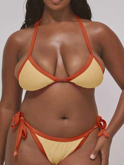 MUSERA Tops de bikini talla grande