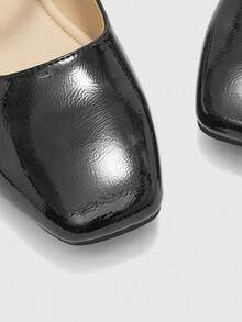 CUCCOO BIZCHIC Women's Buckle Design Fashionable High Heels For Daily Wear - Black - View 5