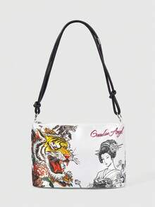 ROMWE Goth Fashion Tiger Pattern Girl Pattern Women's Large Capacity Handbag 1568982 - Tiger pattern - View 3