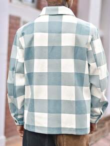 Devon Thys 男士格子休闲夹克，时尚百搭简约风格，适合秋季 - 彩色 - 查看 6