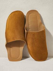 Cuccoo Giày nữ kaki đế bằng kiểu dáng Bocken, thích hợp mang đi trong nhà. - Màu Khaki - Xem 3