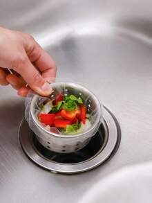 30/100/300/500/1000/1500PCS Easy To Clean Fit All Drains Durable Polyester Mesh Trap Waste Fine Mesh Design Space Saving Disposable Kitchen Sink Strainer Bags For Home Chefs Christmas Kitchen Gift Must Have Kitchen Accessories - Multicolor - View 1