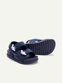 Cozy Pixies 1 Đôi dép xăng đan đế mềm nhẹ, đa năng, hình khủng long ngộ nghĩnh, thích hợp cho bé trai đi biển, du lịch nghỉ mát. - Màu xanh lam - Xem 4