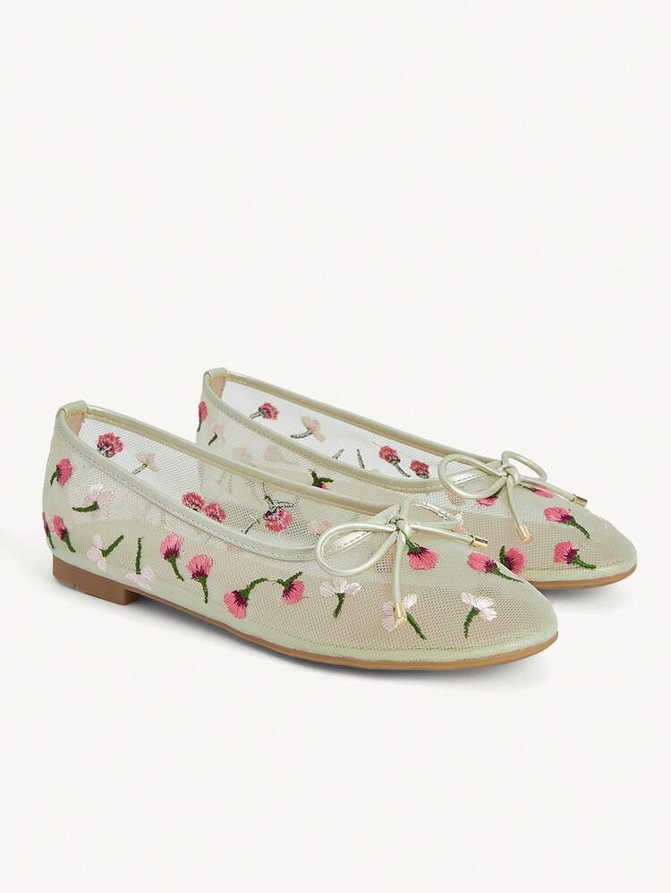 CUCCOO CHICEST Women's Bow Decor Casual Versatile Fashion Flat Shoes