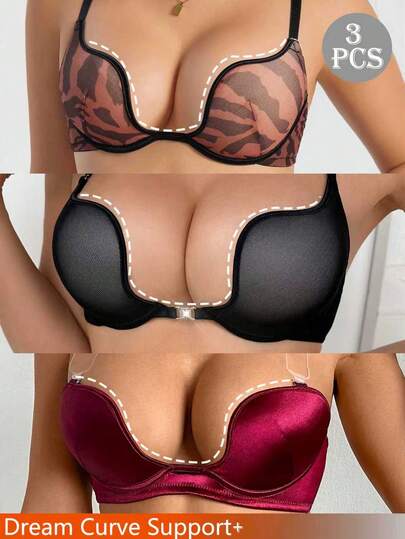 Bare Chapter 3 pièces/Set Soutien-gorge à armatures pour femmes