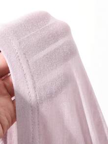DAZY Kaos Dalam Wanita Lengan Panjang Leher V Lembut & Nyaman - Berwarna merah muda - View 6