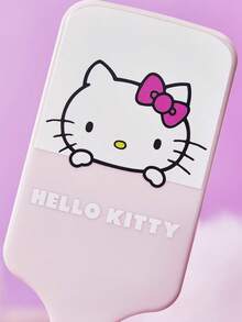 HELLO KITTY AND FRIENDS | SHEIN 2026新款萌萌女孩可爱印花按摩气垫梳1把，适合女性卡通人物萌萌KT猫咪图案顺滑秀发气囊梳，手持式中号干湿两用梳发工具，美发沙龙美容工具，送给孩子、朋友和家人的完美礼物 - 粉色 - 查看 1