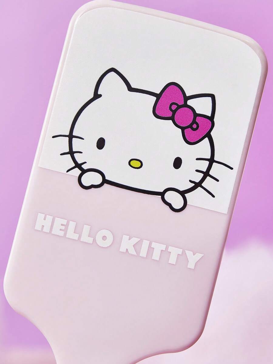 HELLO KITTY AND FRIENDS | SHEIN 2026新款萌萌女孩可爱印花按摩气垫梳1把,适合女性卡通人物萌萌KT猫咪图案顺滑秀发气囊梳,手持式中号干湿两用梳发工具,美发沙龙美容工具,送给孩子、朋友和家人的完美礼物 - 粉色 - 查看 1