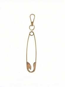 Joivida Pendentif porte-clés vintage en grande épingle de sûreté pour couples, hommes, femmes, étudiants. Charm de sac d'école dans le style Ins. Décoration de taille personnalisée pour les déplacements quotidiens, accessoire streetwear - Multicolore - Voir 11