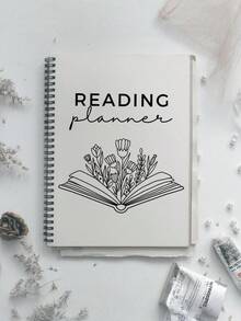 Reading Planner, Reading Plan, Reading Challenge, Book Review Journal, Monthly Reading Log – The Perfect Gift For Book Lovers - multicolor - View 2