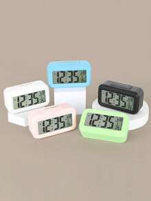 Multifunctional Smart Electronic Clock, Desk Clock With Backlight, Temperature, Calendar, Timer For Kitchen, Bedside ,Room Decor Gifts Birthday Graduation Digital Clock Alarm Clock Bedroom Decor Dormitory Decor Back To School School Decor School - multicolor - View 8