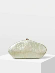 MOTF BOLSO DE CENA PARA DAMAS, ELEGANTE BOLSO DE EMBRAGUE PARA FIESTA Y CITAS - Blanco roto - Ver 3