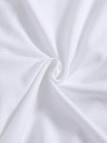 5pcs/Set Girls' Minimalist Solid Color Soft & Comfortable Camisole Undershirt - Black and White - View 3