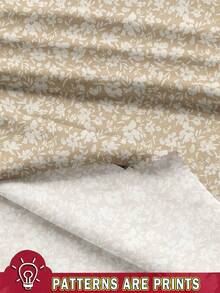 Elaquor 简约碎花印花休闲大码连衣裙，适合夏季穿着 - 彩色 - 查看 7