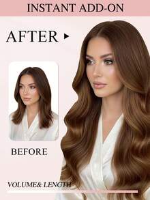 Hair Weft Hair Extensions 100% Human Hair 4# Middle Brown Straight Style In 14-22 Inch Lengths 100G Double Weft Extensions Invisible Seamless Invisible Top Quality Thick Ends Healthy Human Hair Extensions For Thin Hair And Salon Use And For All Women/Girls Daily Use - S4 - View 7