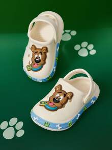 SCOOBY-DOO X SHEIN Cute Cartoon Puppy Children's Garden Slippers, Suitable For Young Children, Light And Durable EVA Material, Suitable For Both Indoor And Outdoor. - color mixing - View 8