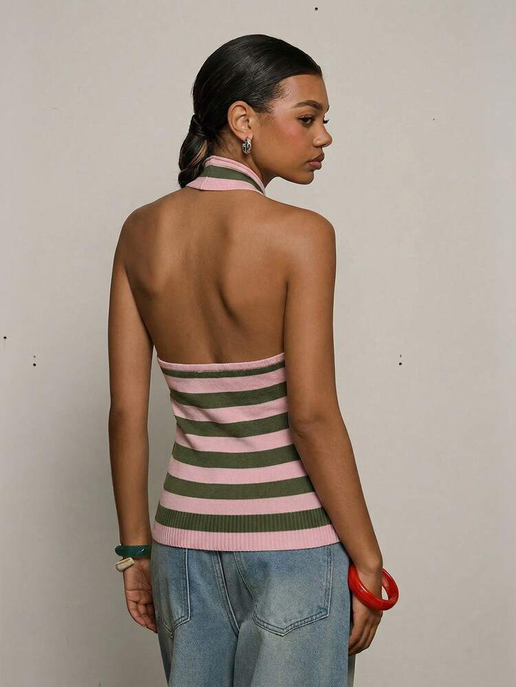 COUREZ 女士针织上衣 - 粉色 - 查看 2