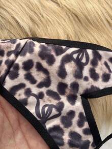 Bare Chapter 3pcs/Pack Fashionable Women Leopard Print Underwear Set - Multicolor - View 5