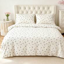Cirelle 2/3 Pieces100% Polyester 3D Bubble Texture, Soft And Comfortable Bedding (Duvet Cover + 1/2 Pillowcases, No Comforter Included), All-Season Modern Polyester Bedding Collection - Multicolor - View 4