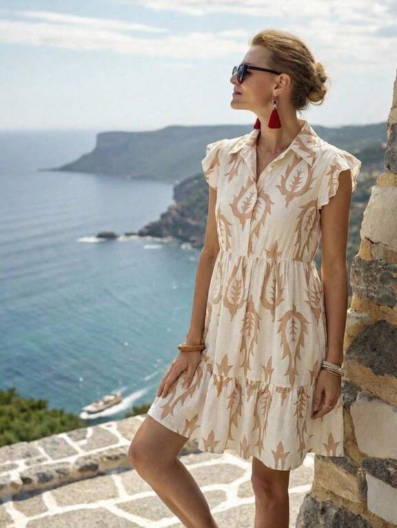 simple dress women Purple Gold Silk Knee-Length Ethno-Chic Package Contents Simple Blue Satin A-line V-neck