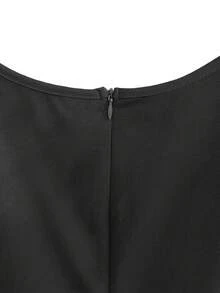 GlowEve CURVE 大码女士优雅纯色褶裥腰部无袖连衣裙，夏季 - 淺灰色 - 查看 3