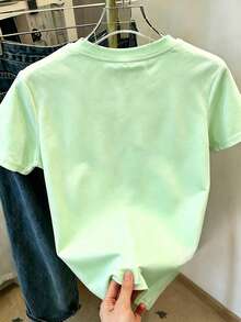 EMERY ROSE Áo thun ngắn tay in hoa, tay dài cổ tròn, chất liệu co giãn tốt, họa tiết hoa tinh tế, phù hợp mặc mọi mùa. - Nhiều màu - Xem 2