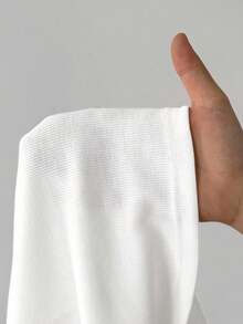 Coolane 两件套黑白休闲简约运动街头风百搭套装，适合派对、机场、音乐节、夏季穿着 - 罗纹性感女式背心 - 白色 - 查看 9