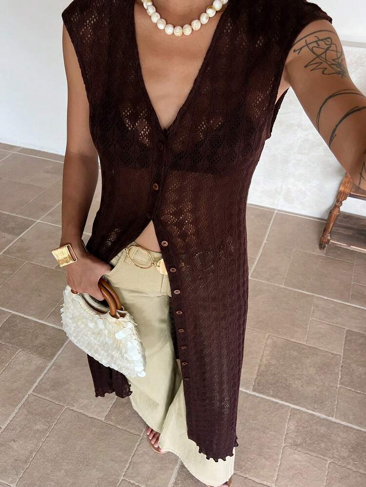 Women's V-Neck Cinched Waist Long Casual T-Shirt, Suitable For Spring And Summer