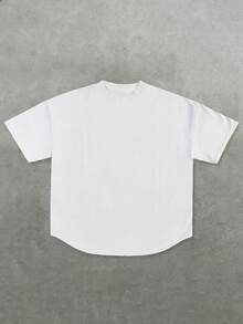 Manfinity Dauomo Áo thun Hip Hop Money - Áo thun phong cách đường phố mùa hè, áo thun cổ tròn nam, áo thun thường ngày - trắng - Xem 2