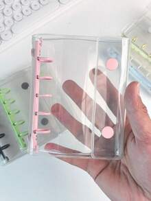 M5，1个透明便携式活页夹，双扣设计，美观实用，可用作照片收纳袋、相册、计划本、笔记本、贴纸簿等，节省开支，是办公文具、学习用品的理想之选，也是返校季必备单品。 - 彩色 - 查看 13